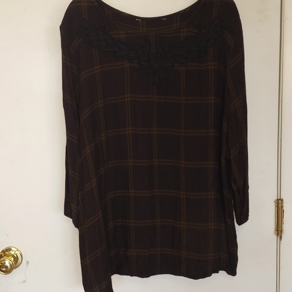 Flannel blouse